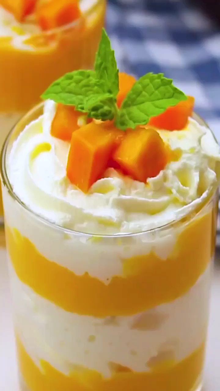 芒果杯,我的消暑小甜品