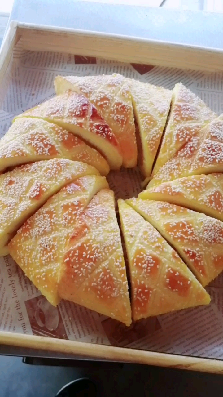 菠萝蛋糕,酸酸甜甜美味极了