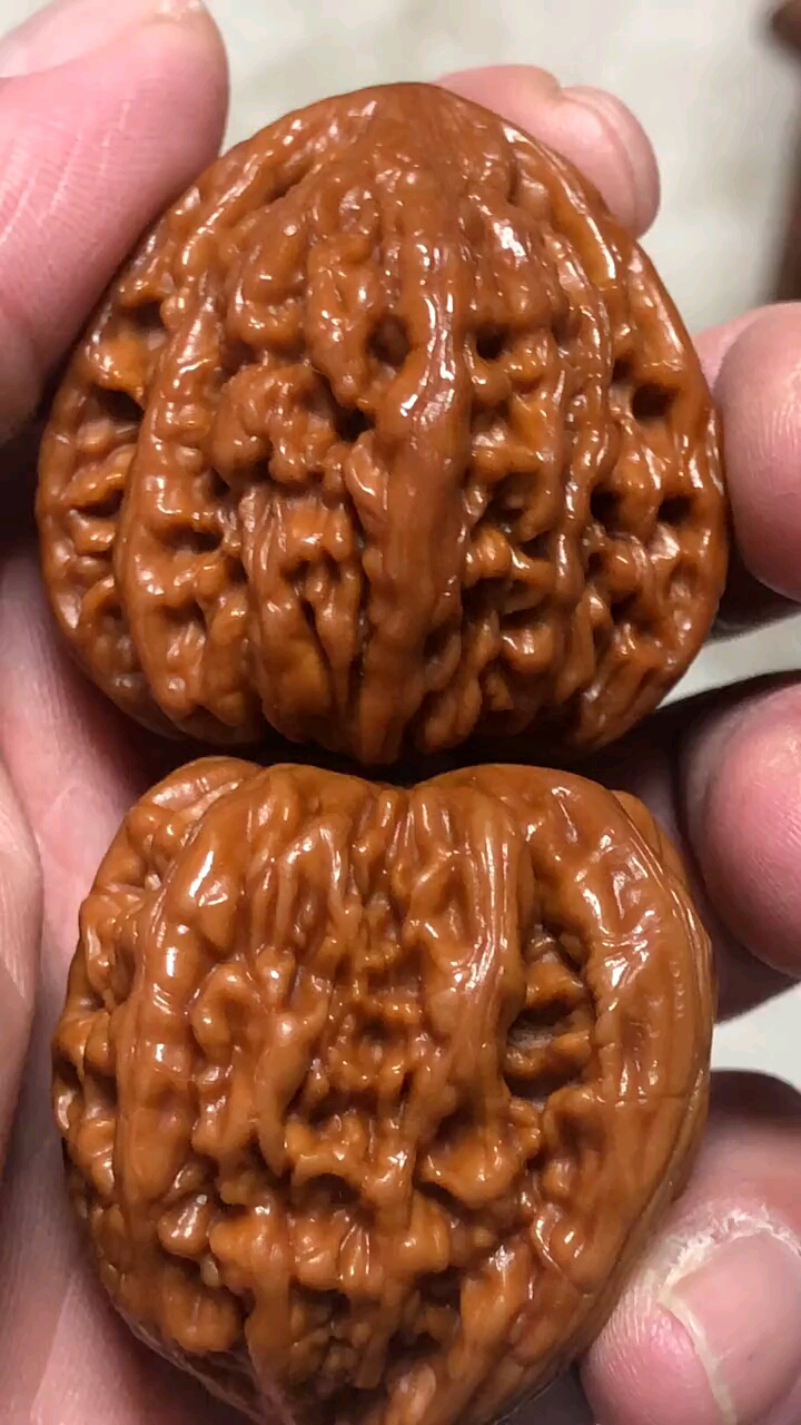 文玩核桃#纯手盘两年