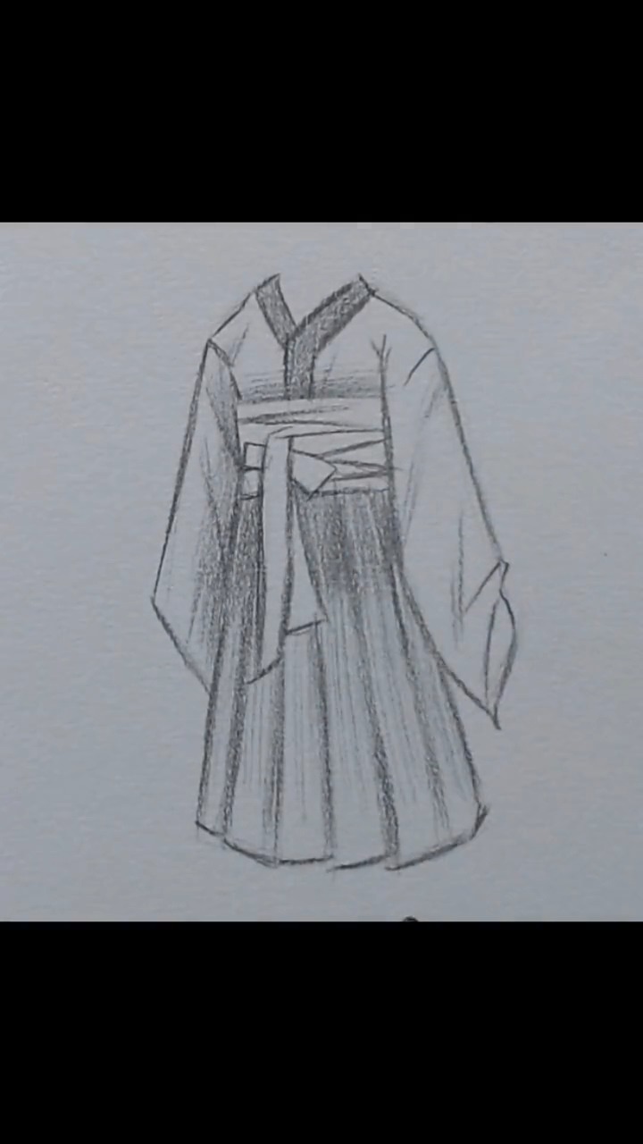 古风汉服绘画小技巧,是不是很唯美