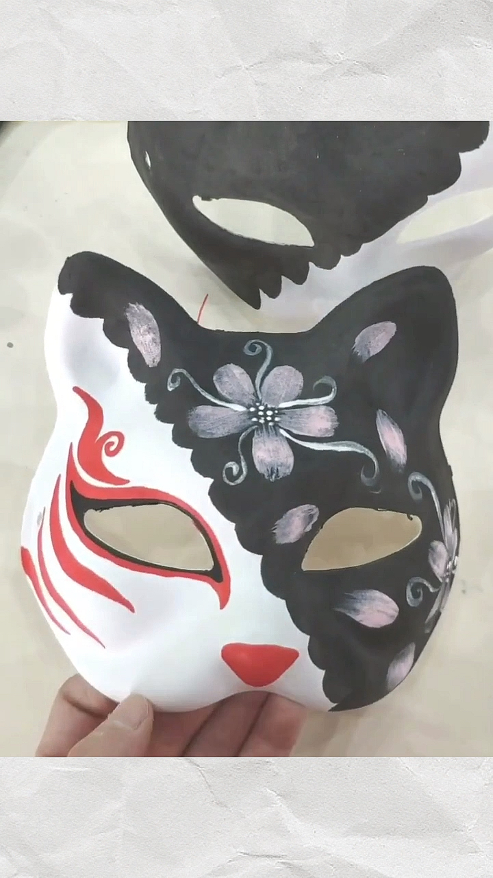 我要上热门#原创经典手绘面具