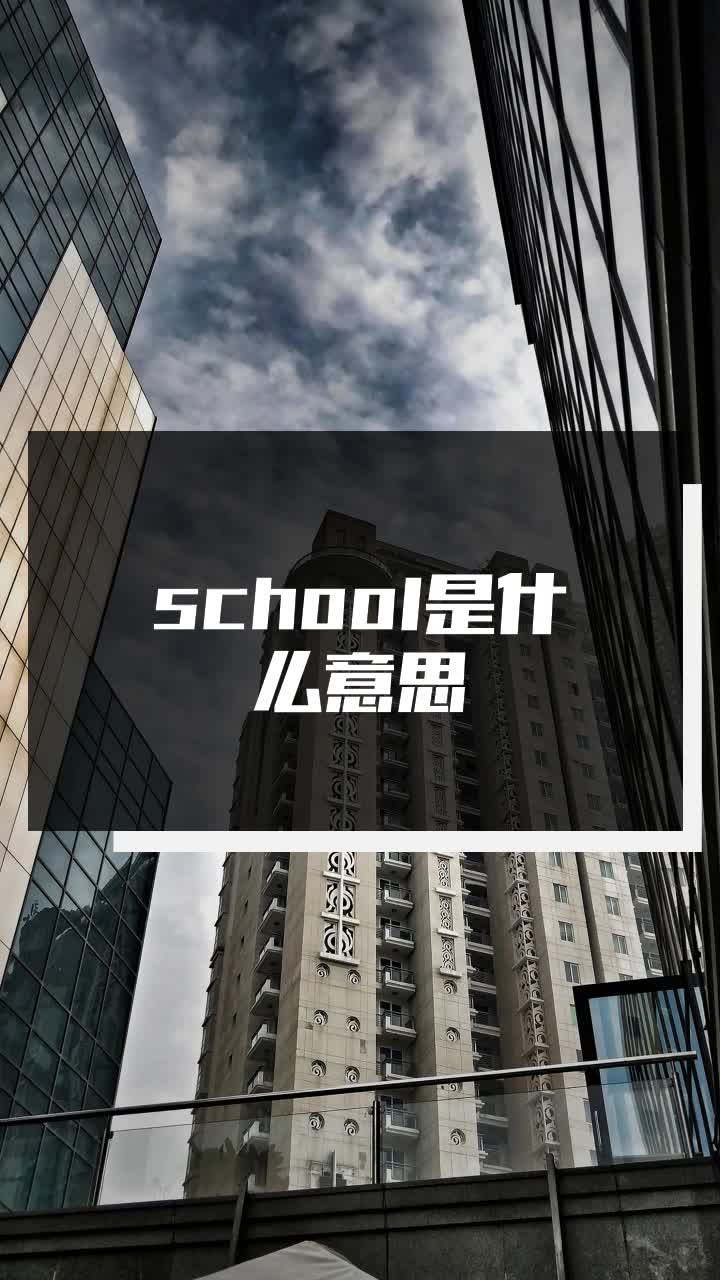 school是什么意思