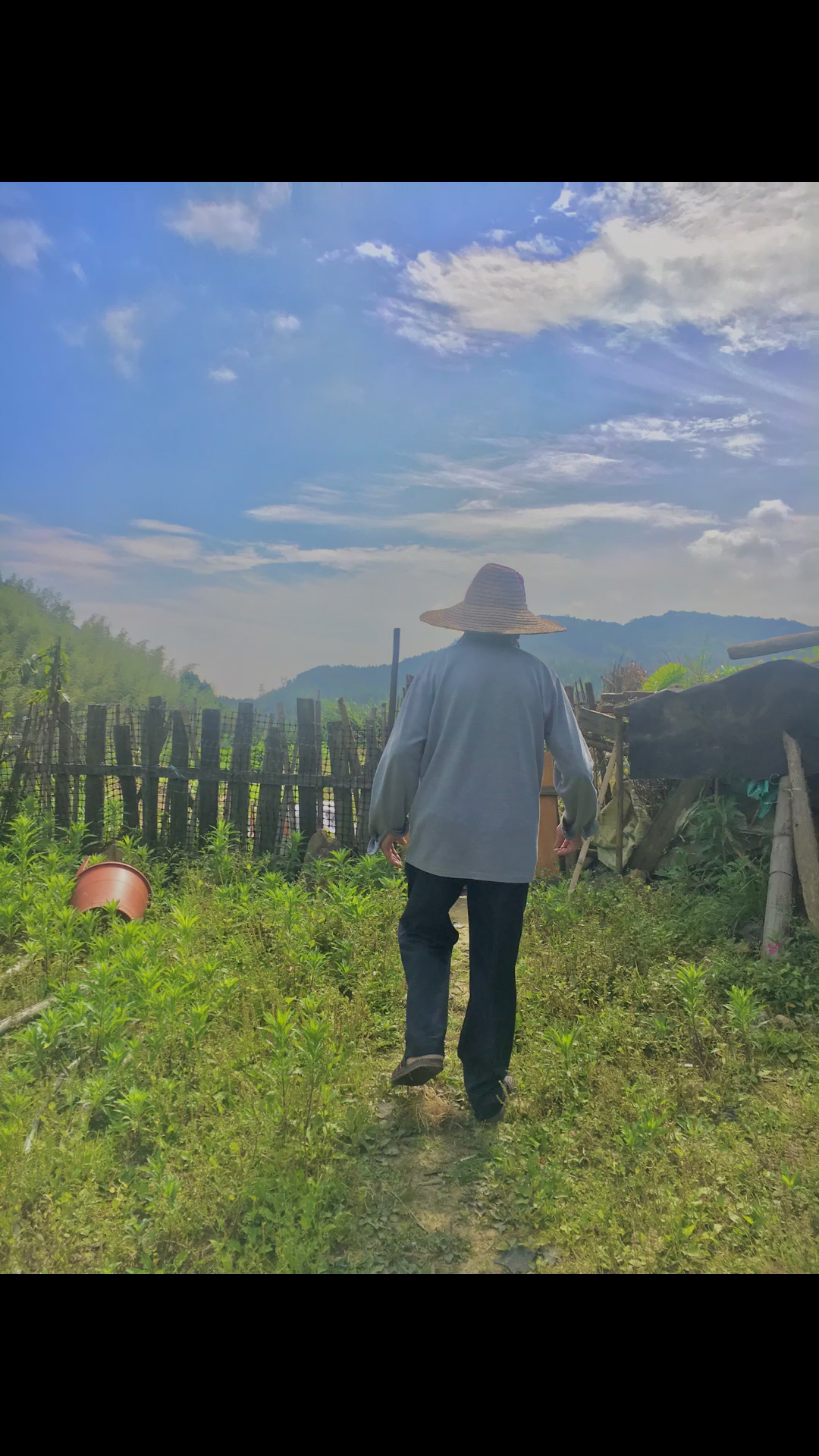 家乡特色美食#第一张图-爷爷的背影