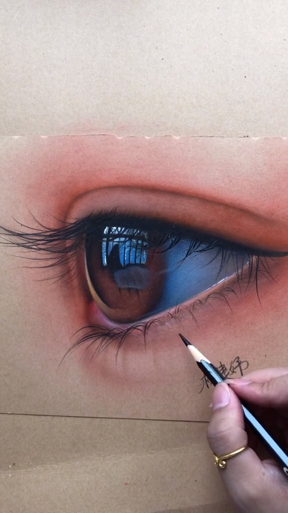 画画原来如此简单请叫我画眼狂魔都学我画起来吧