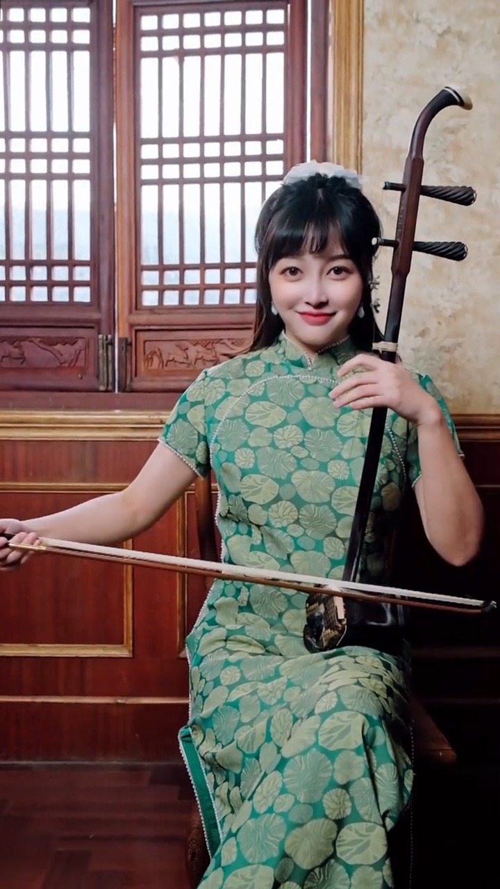 古典中国风#国风古韵民乐艺术欣赏,二胡拉奏《天涯歌女》,弘扬民乐