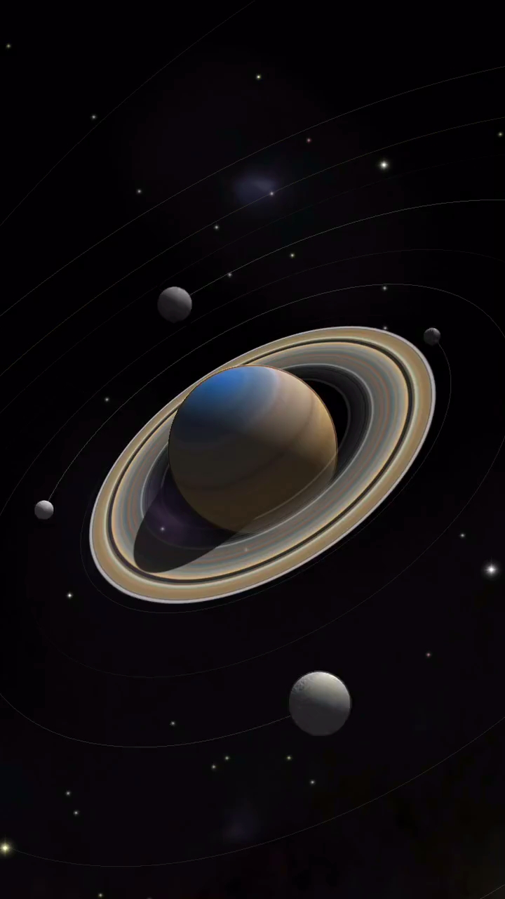 太阳系中的巨行星之一土星,体积是地球的830倍!