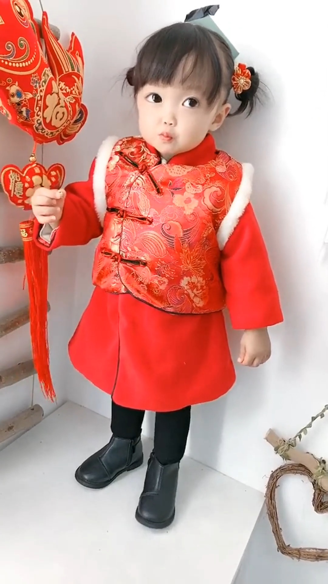 中国风拜年服