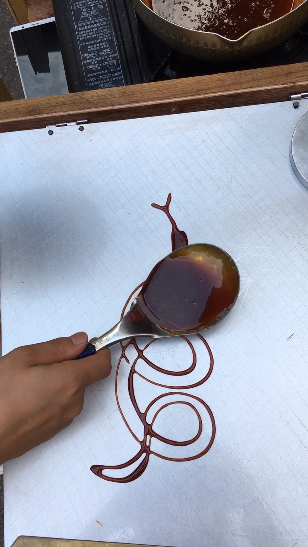 糖画简笔蛇教程