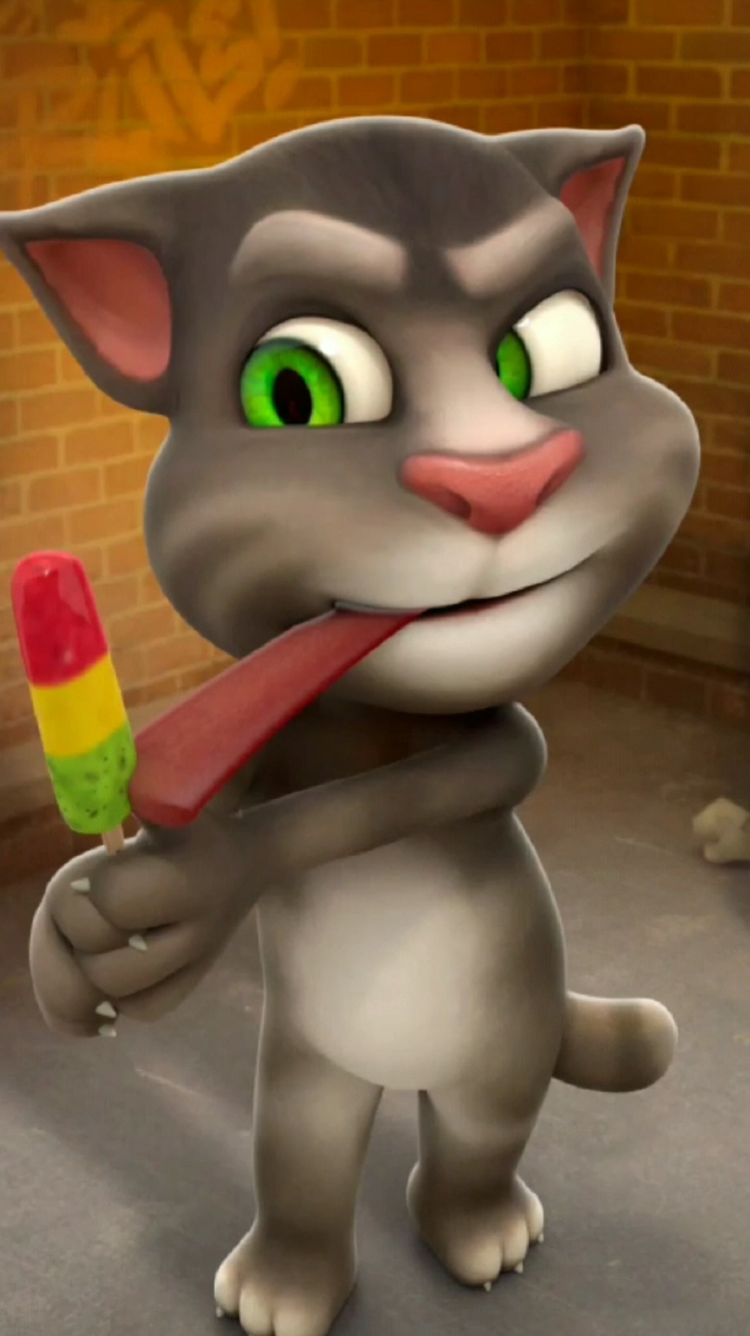 小汤姆吃冰糕!太搞笑啦!哈哈!