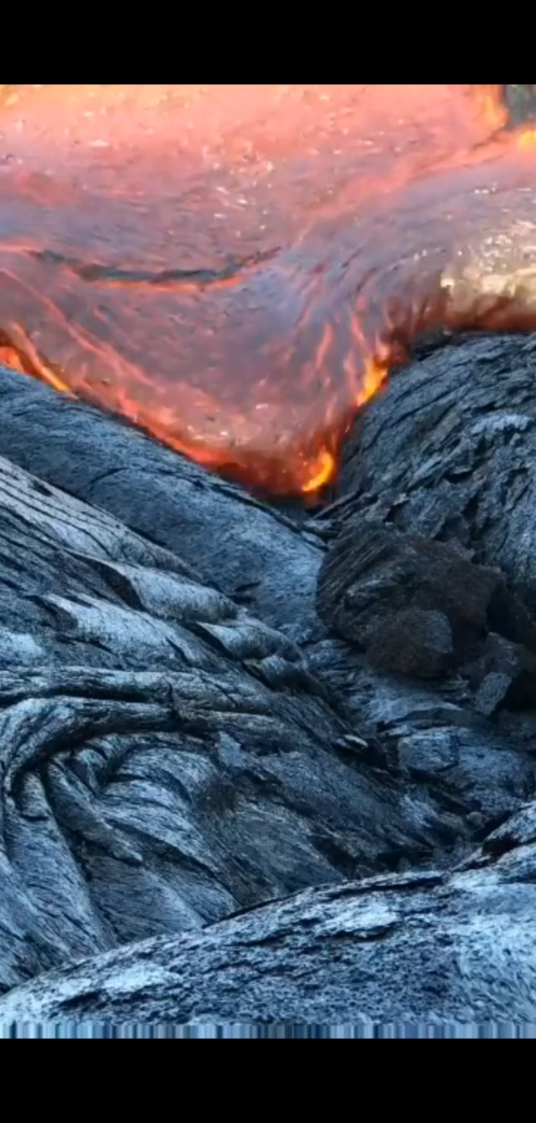 岩浆爆发的瞬间