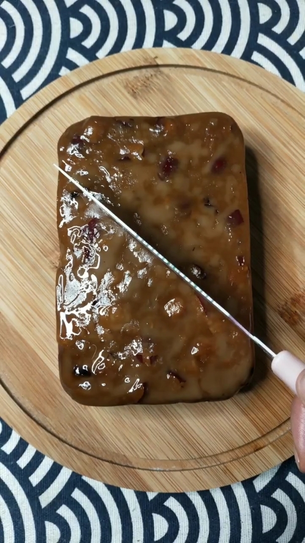 这样做的红糖大枣糯米糕超好吃