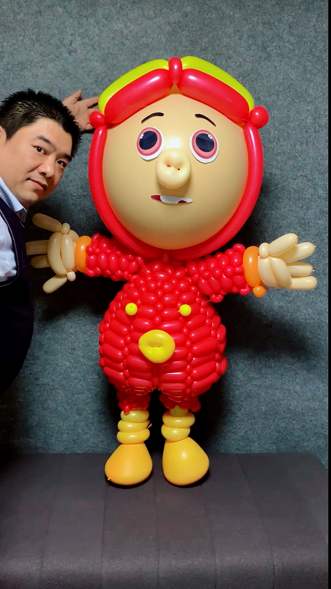 气球做的这个造型您喜欢吗?