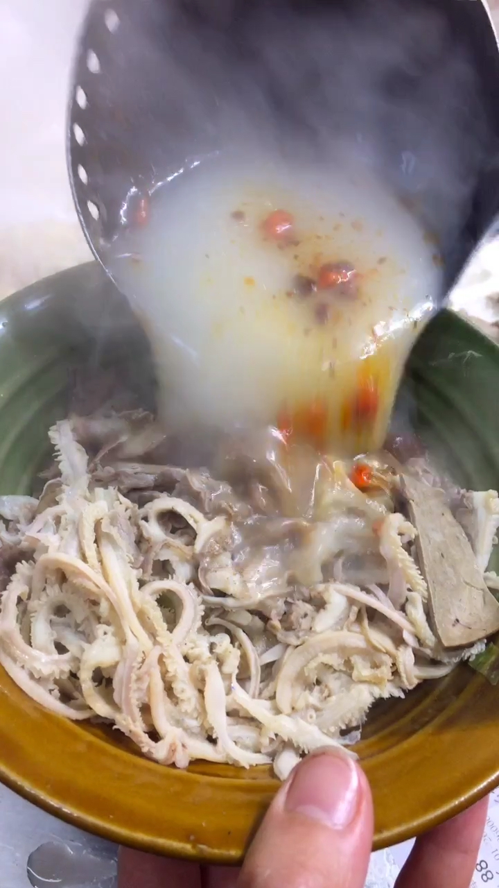 一个羊肚做一碗肚丝汤
