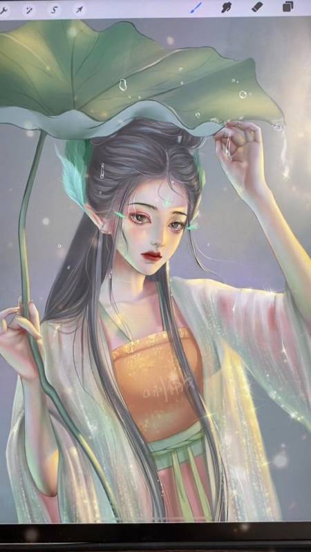 画画原来如此简单这个柳如是是你想象中的样子吗