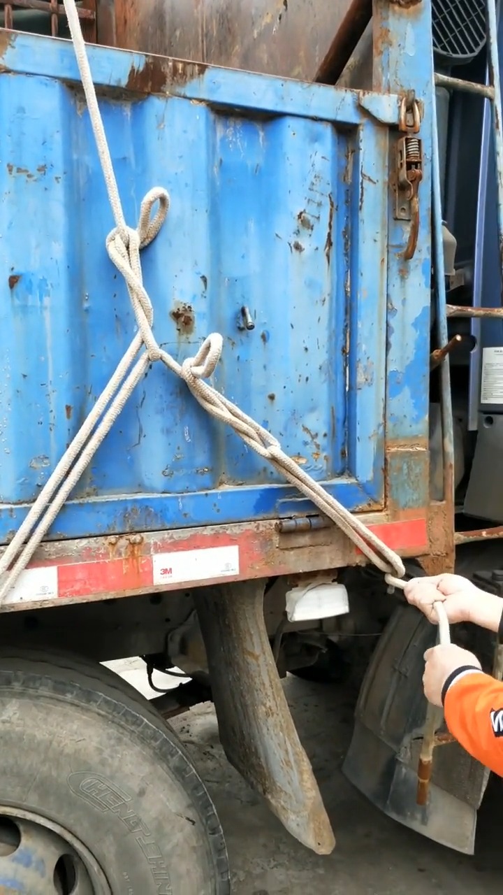 实用绳结#货运双吊扣正宗打法