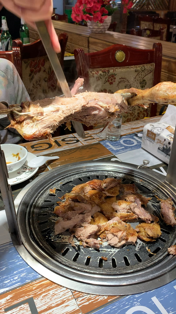 我的秘密食谱#今年第一次吃烤羊腿