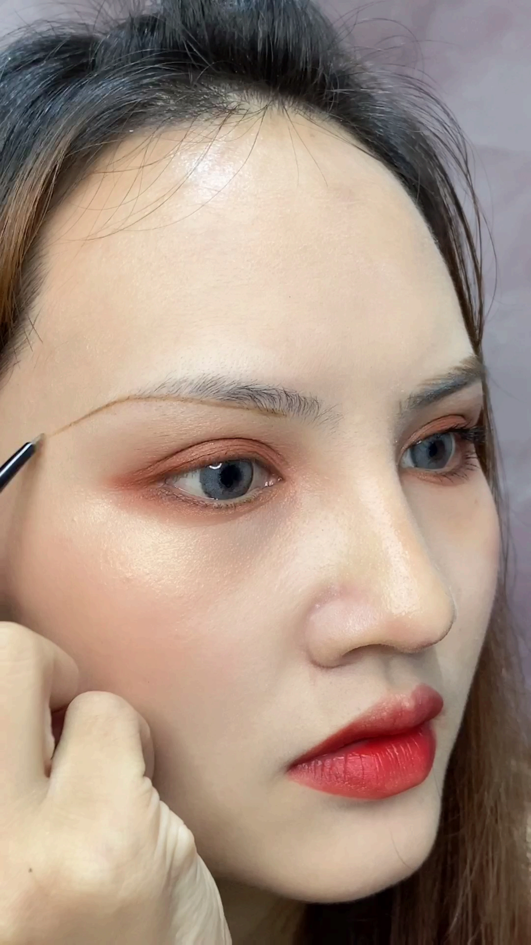 适合圆脸的 轻欧狂野挑眉,集合了