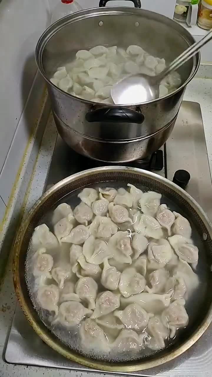 家常饺子煮法,这是真的高手!