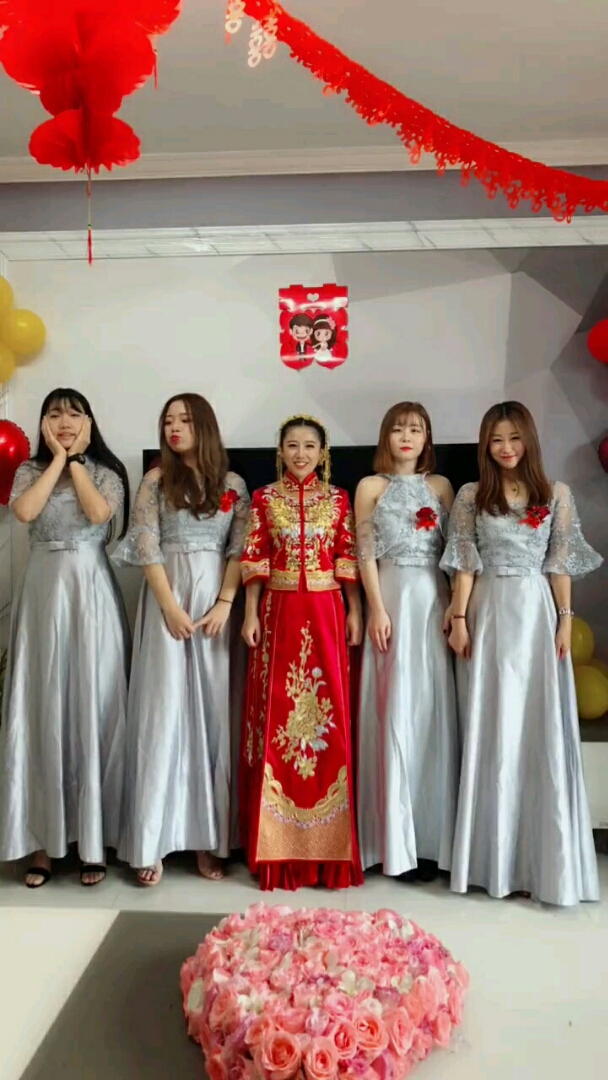 伴娘团,最美新娘呦