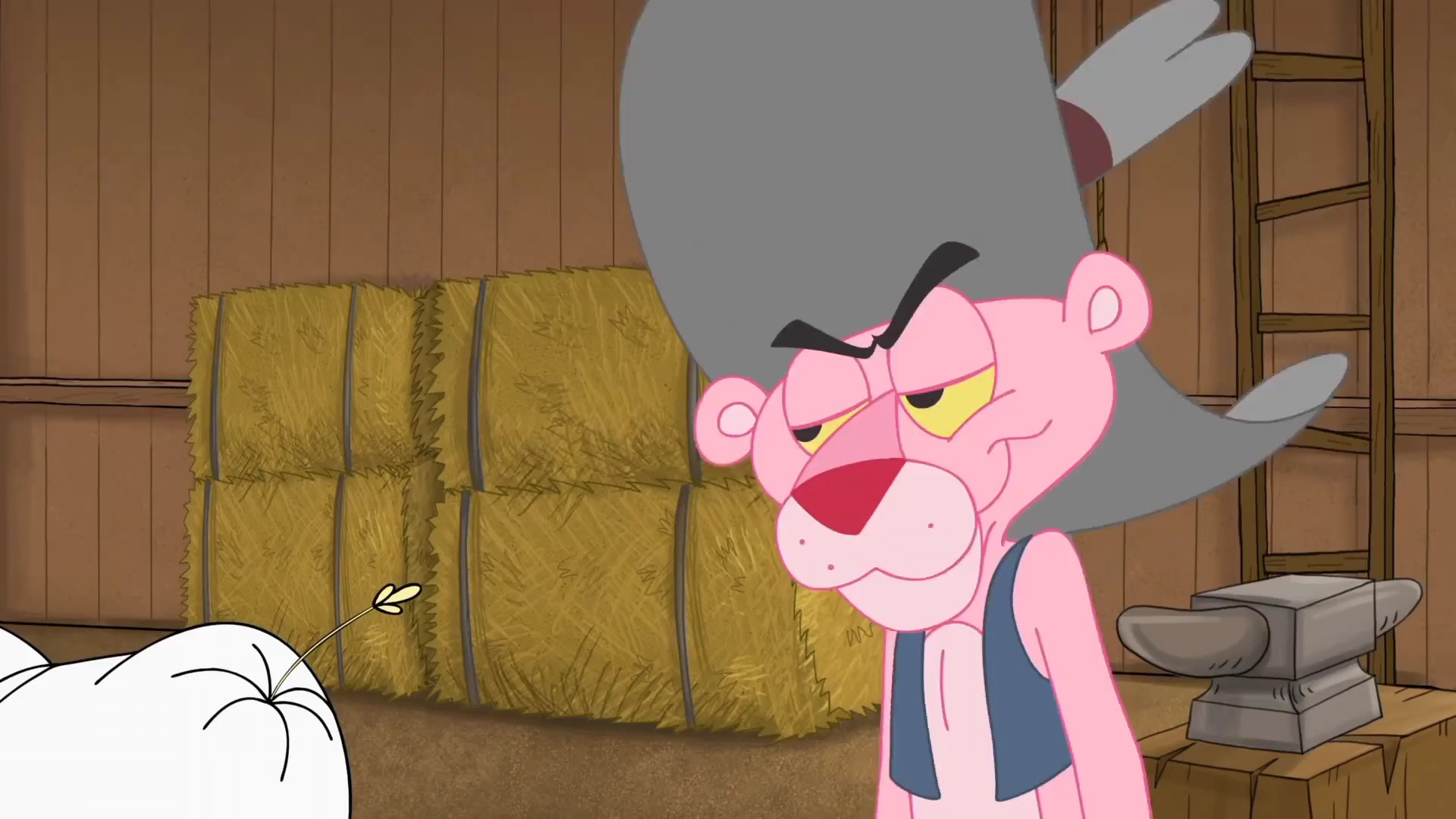 动漫#粉红豹的马居然不让他骑?他想尽各种办法,最后结局竟是这样