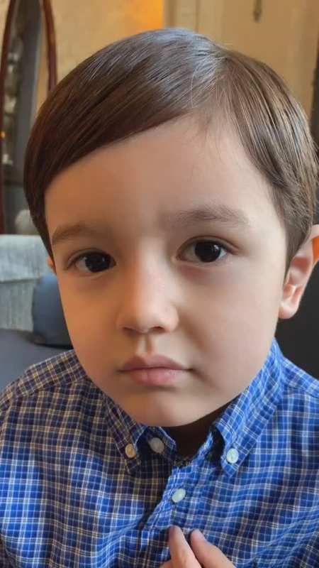 和max聊天经常还得现教个中文字 混血宝宝-全民小视频