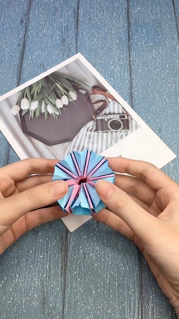 手工制作#解压神器小翻花,你学会了吗