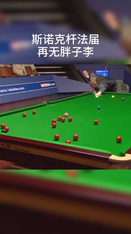 斯诺克#斯诺克杆法界再无胖子李-全民小视频