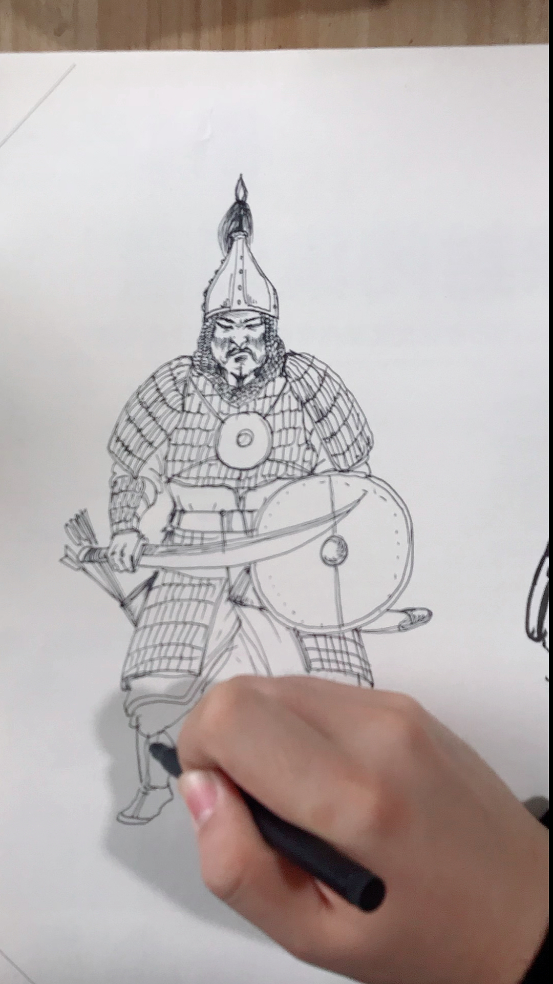 我要上热门#最近打算画个蒙古西征时候的士兵盔甲～找素材中-度小视