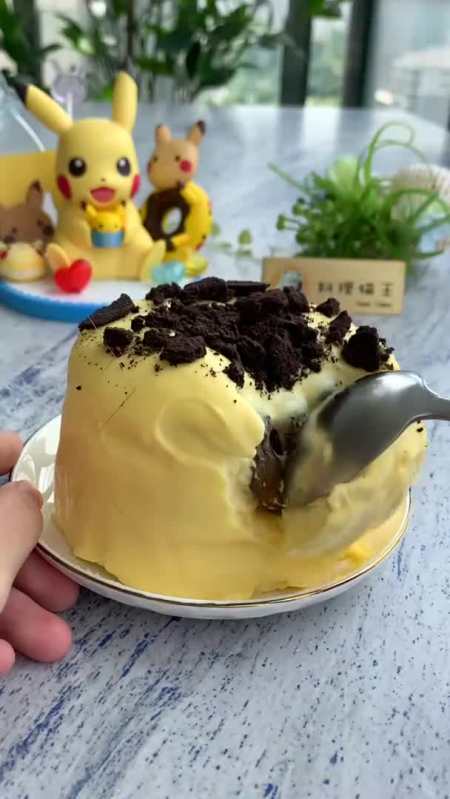 猫王料理爆浆蛋糕图片