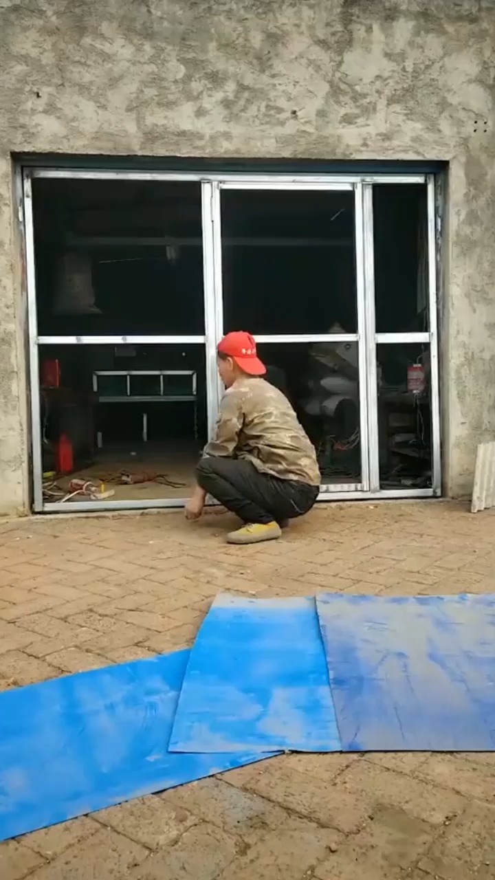 自制翻板车库门