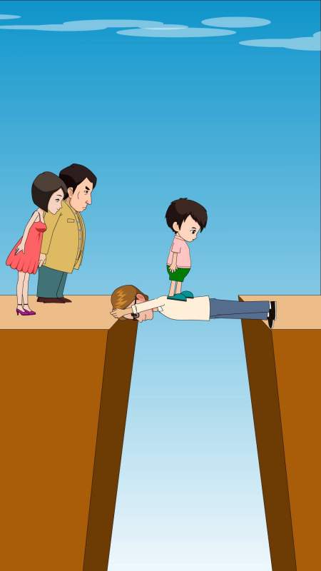 动画#甘当人桥的后果是什么