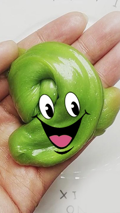 史莱姆泥巴起泡胶#用青汁做的绿色健康史莱姆