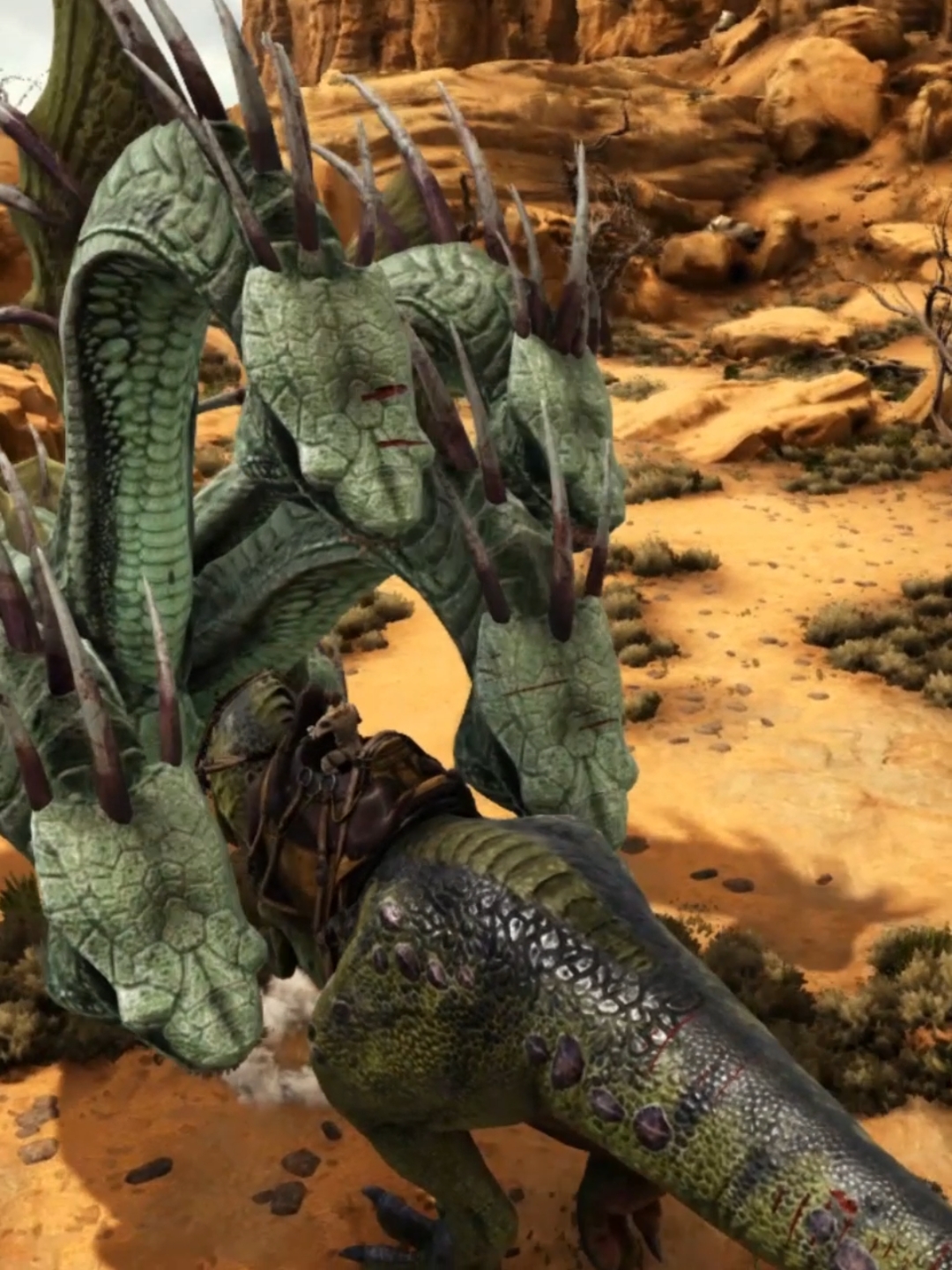 骑着霸王龙挑战五头蛇怪