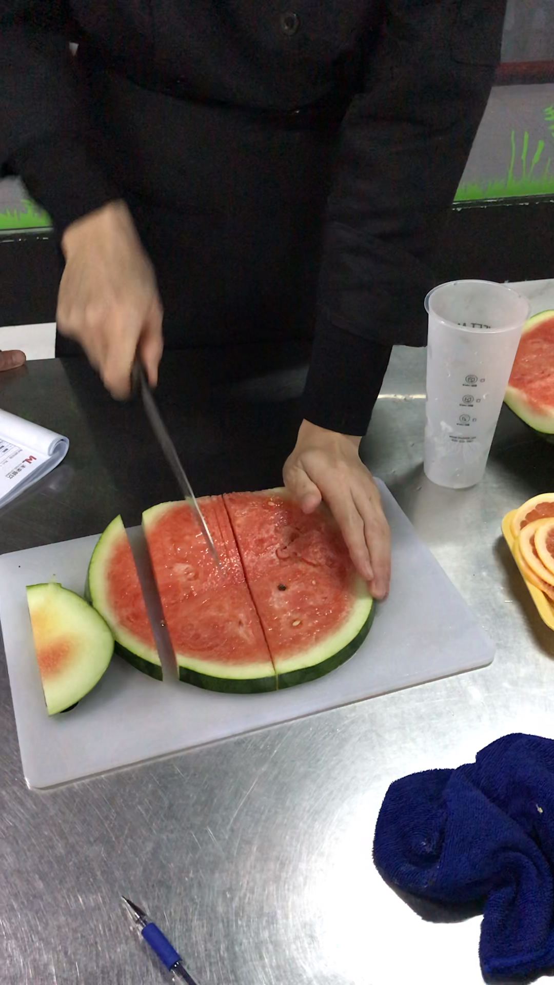 三角形西瓜的切法