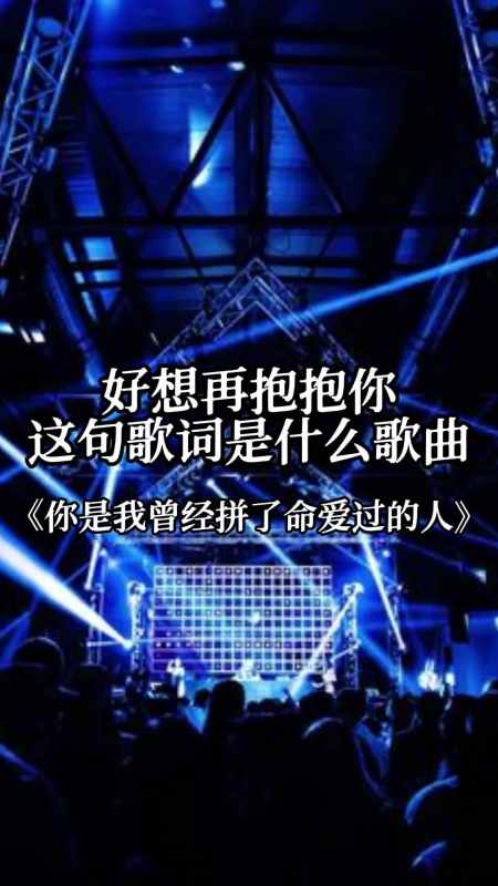 好想再抱抱你出自歌曲你是我曾经拼了命爱过的人一起来欣赏吧