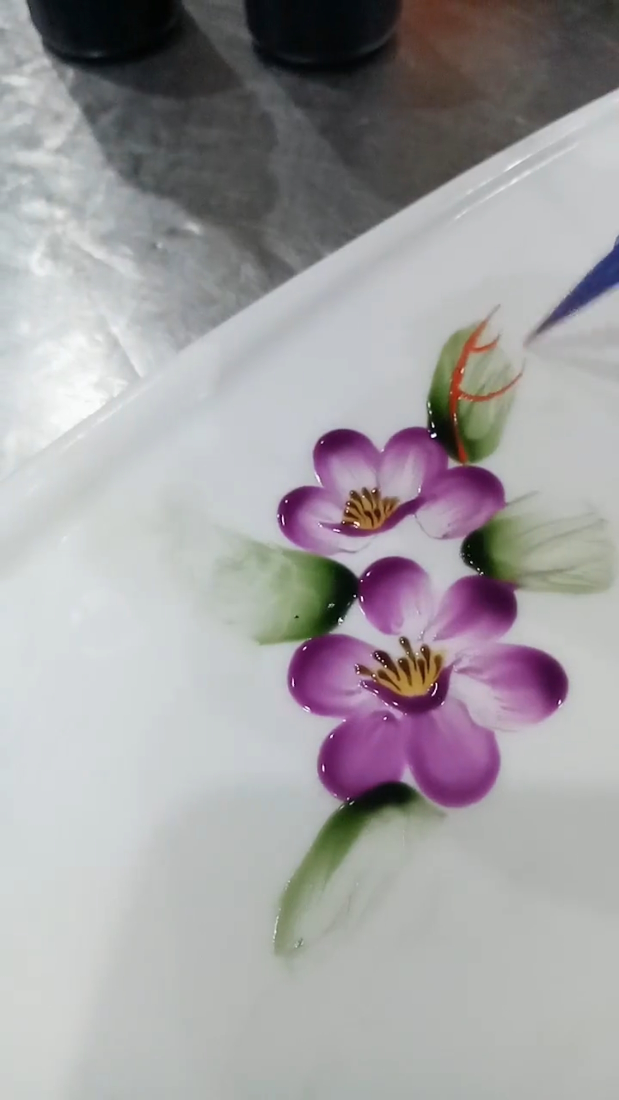 指尖作画#简单易懂的盘饰画