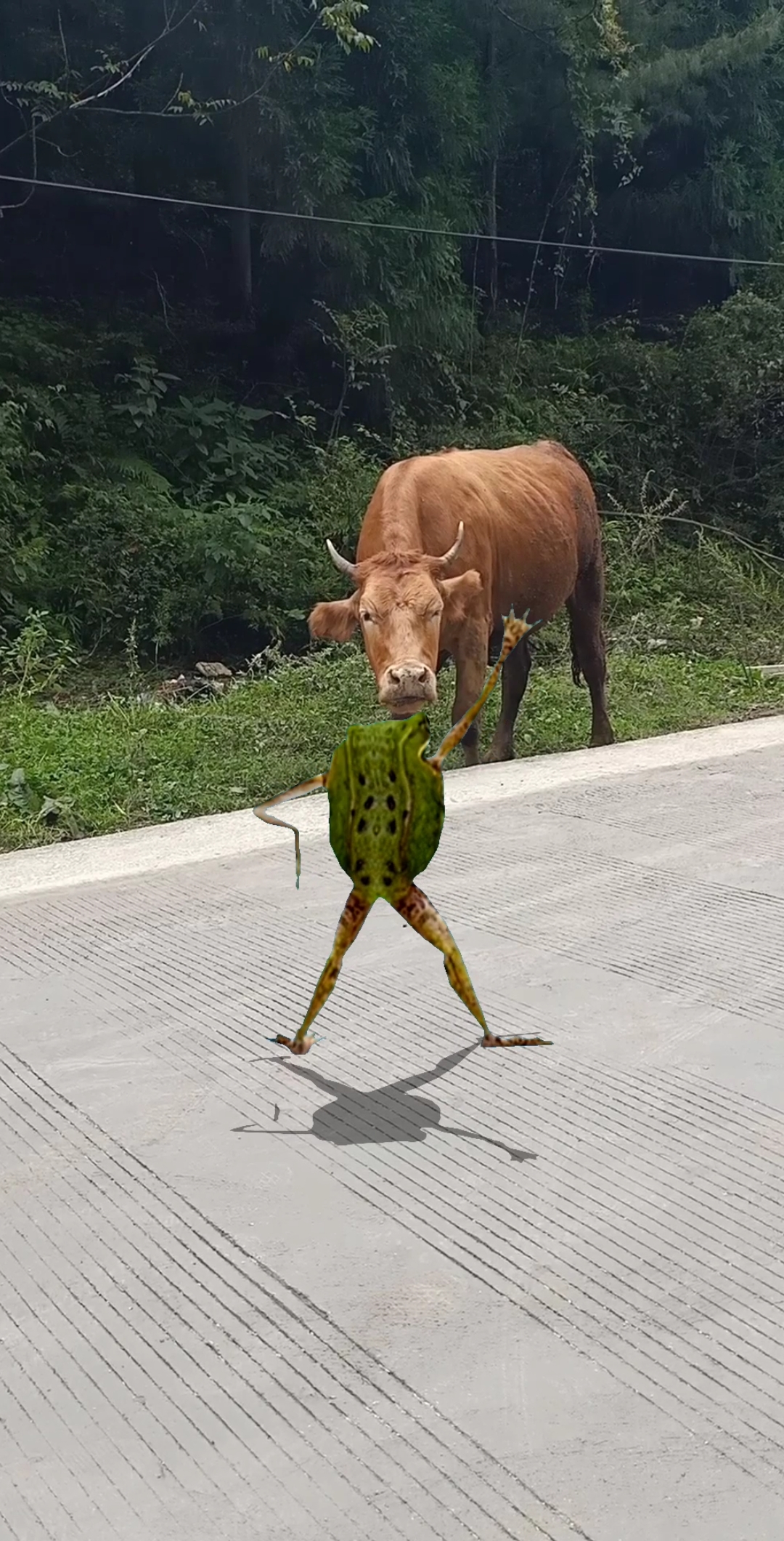 舞蹈#对牛跳支舞,看看牛居然有感觉了