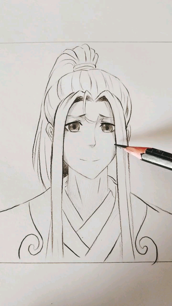 几笔教你画温宁@全民小视频