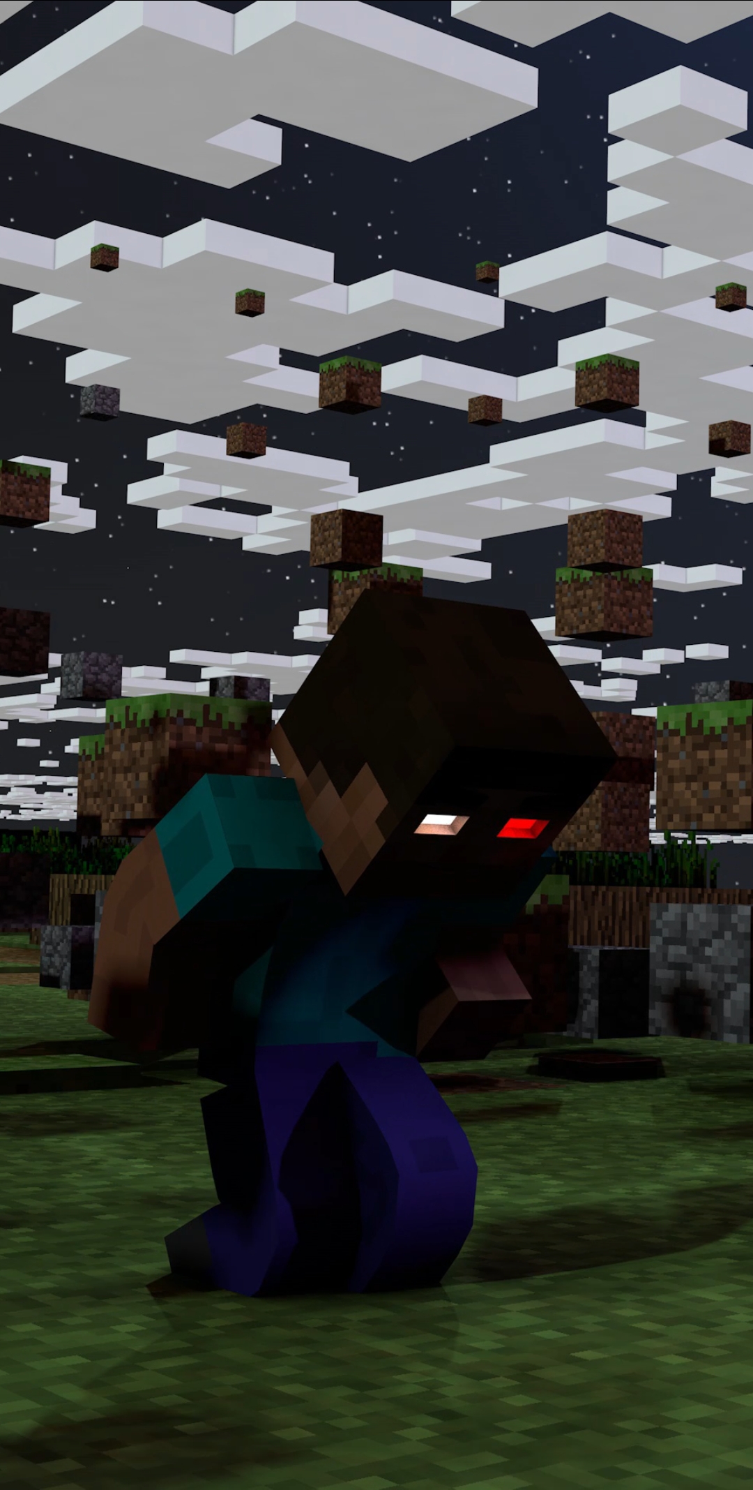 史蒂夫摔下悬崖后,变身了,比him还厉害