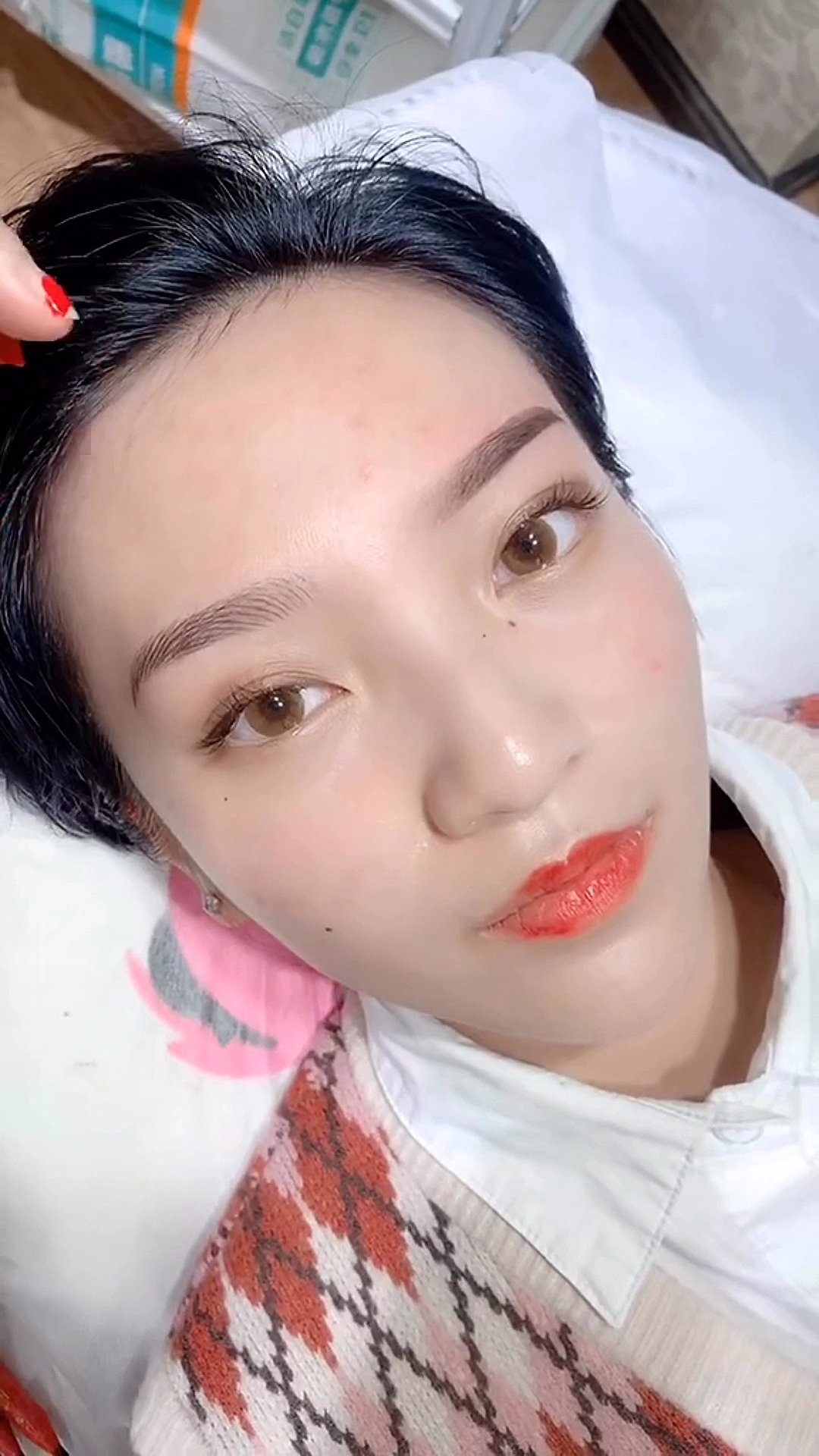 节前vs节后#雾眉和线条眉,你们喜欢哪一个呢?小姐姐好纠结