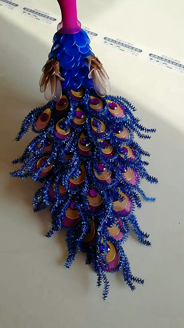 丝网花.拖尾孔雀.