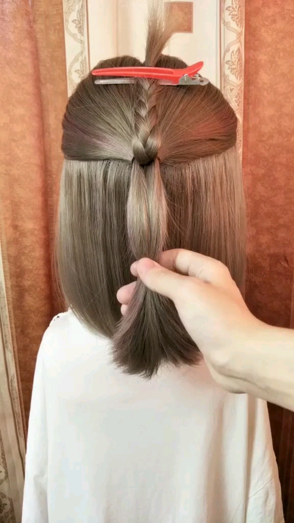 短发蝴蝶结,大人小孩都适合