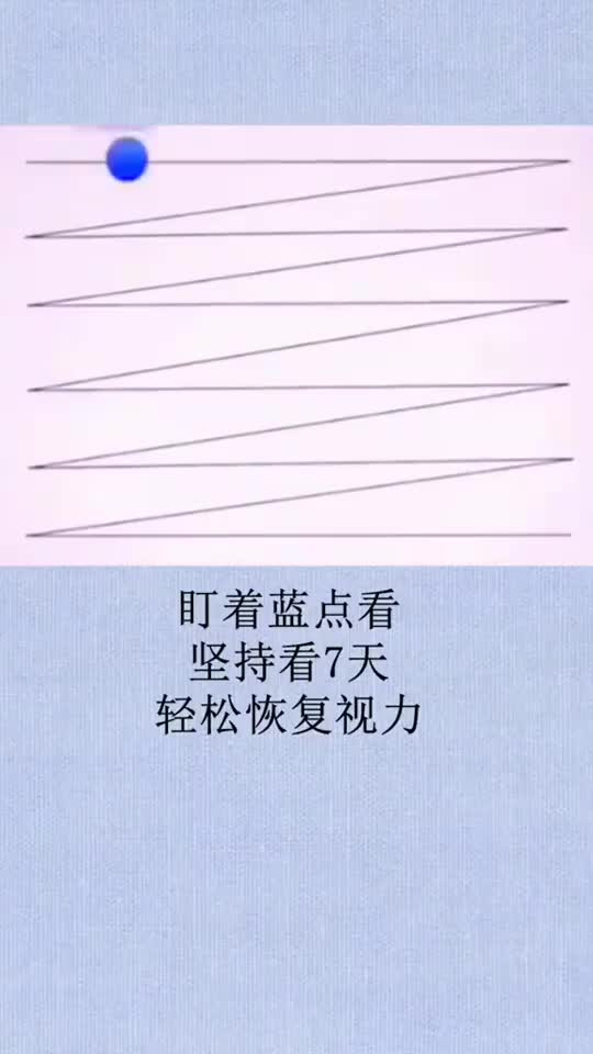 能坚持看十秒以上的都是大神轻松恢复视力