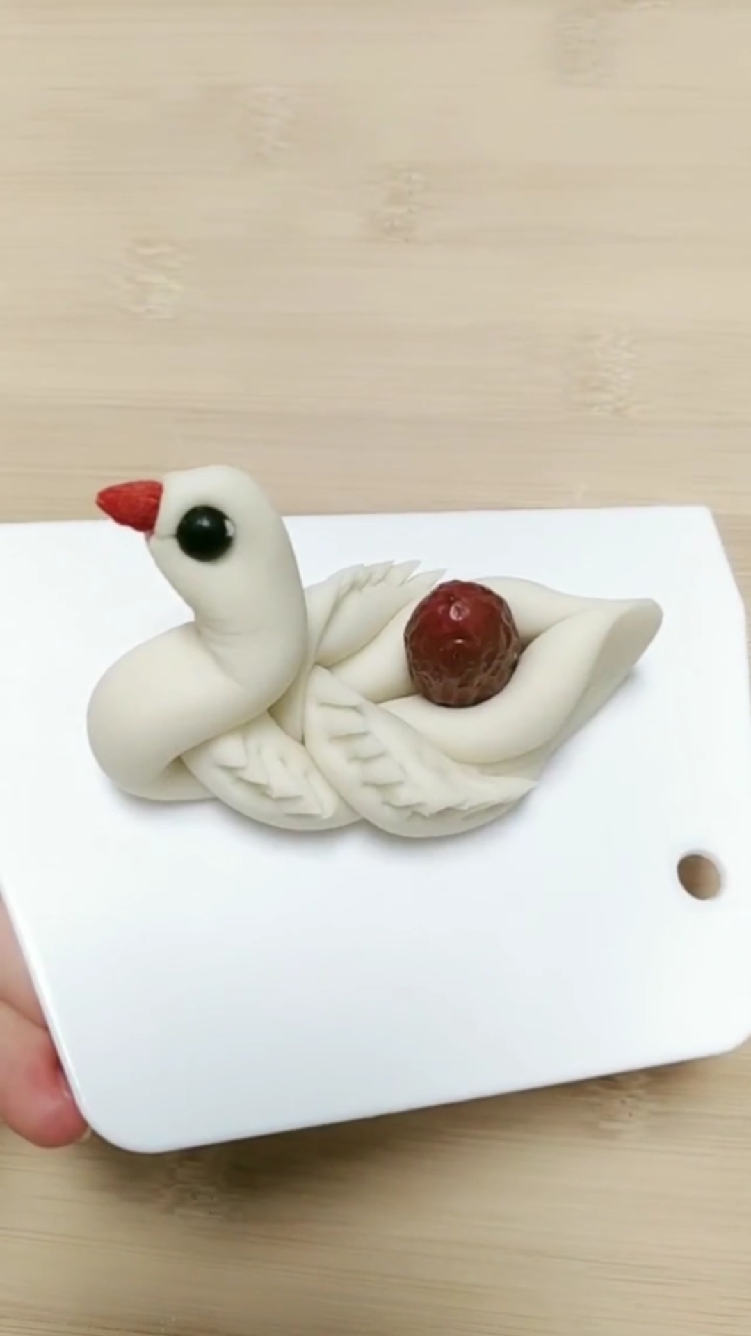 赵孟楷书#漂亮的天鹅面点