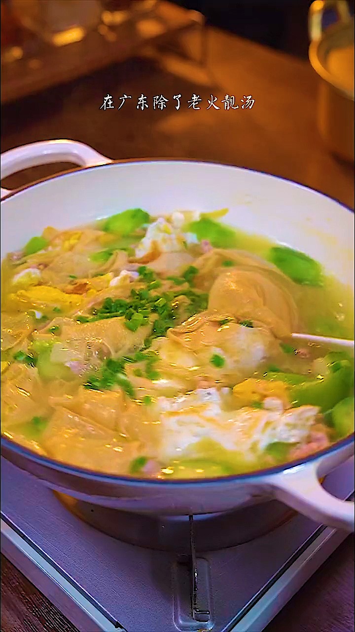 家庭美食,广东丝瓜生滚汤,赶时间的时候做,营养又好喝-度小视