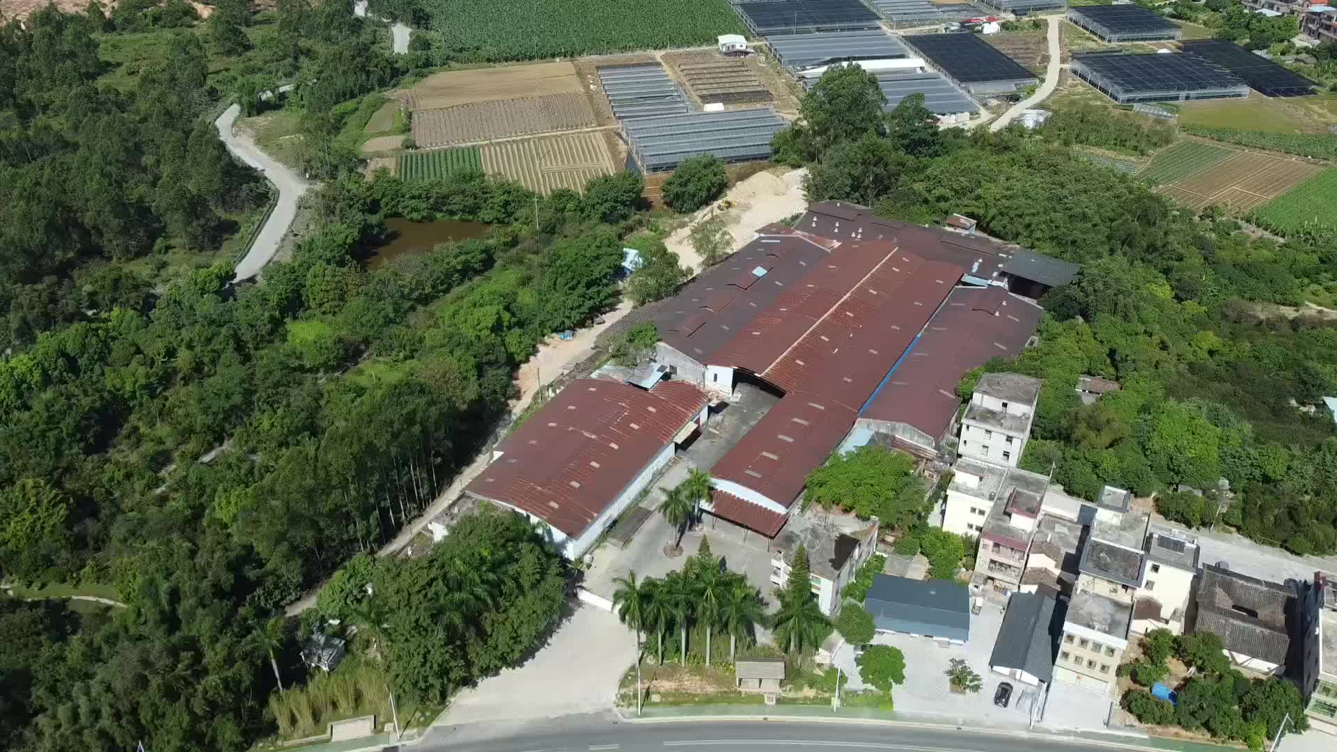 广州增城中新镇标准花园式独院厂房单一层1100方出租手续齐全