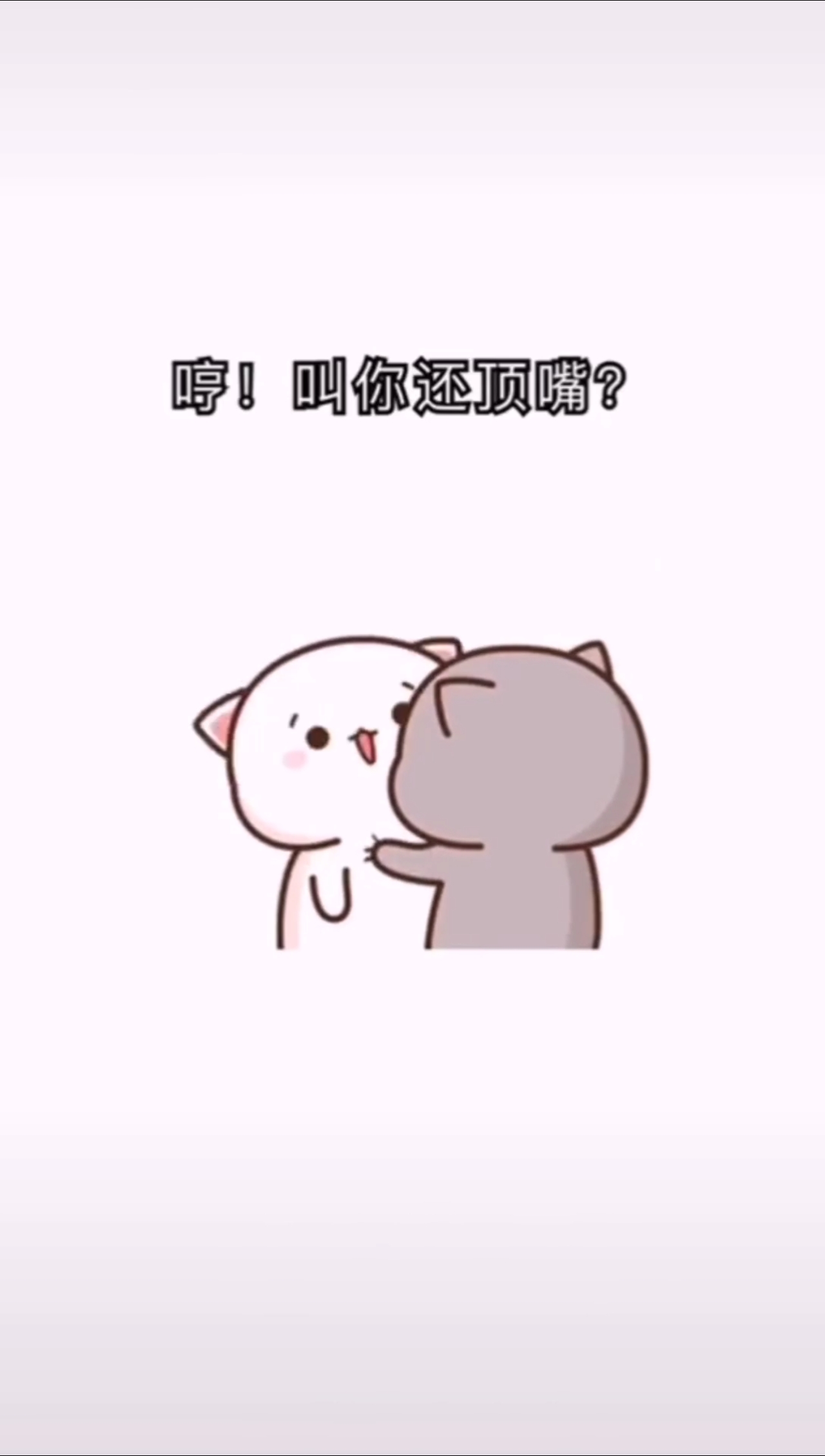 可爱表情包#劝你不要跟女朋友顶嘴