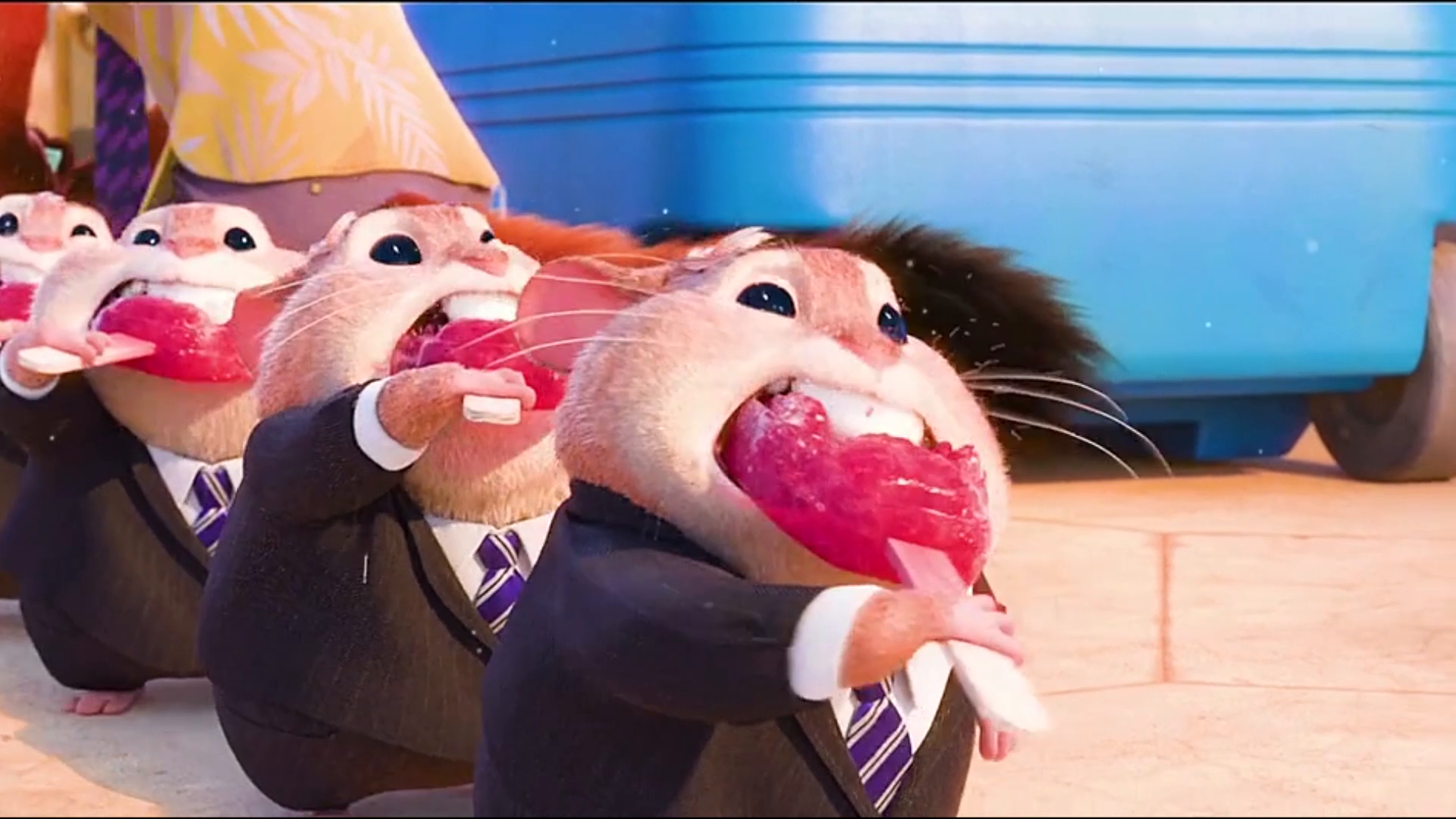 这群小仓鼠也太可爱了吧#疯狂动物城#动漫