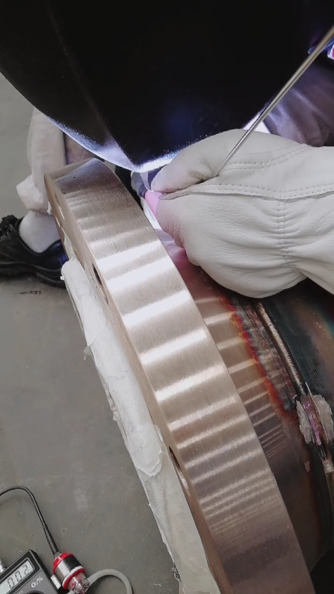 焊接#铜镍管道,技术活,工资高!