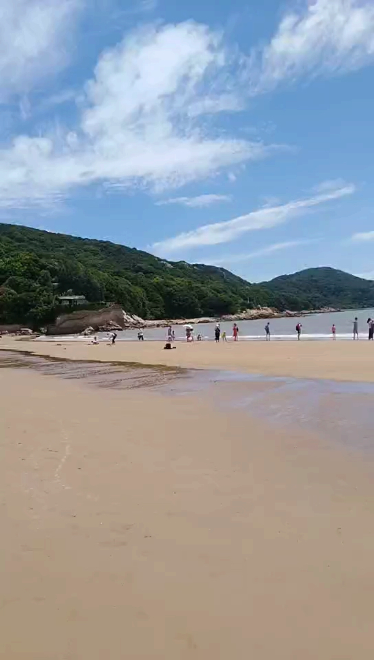 避暑好去处#美丽的普陀山一角,金沙滩